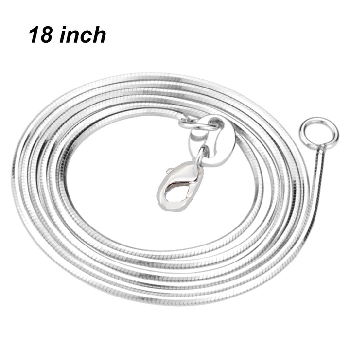 Fashion Women Silver Plated Multi-layer Snake Chain Necklace Party Jewelry Gift Image 6