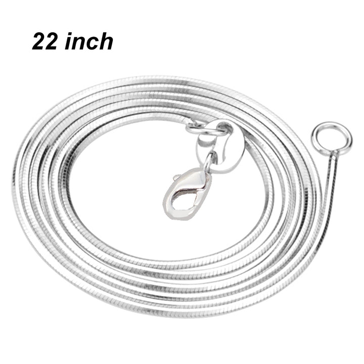 Fashion Women Silver Plated Multi-layer Snake Chain Necklace Party Jewelry Gift Image 8