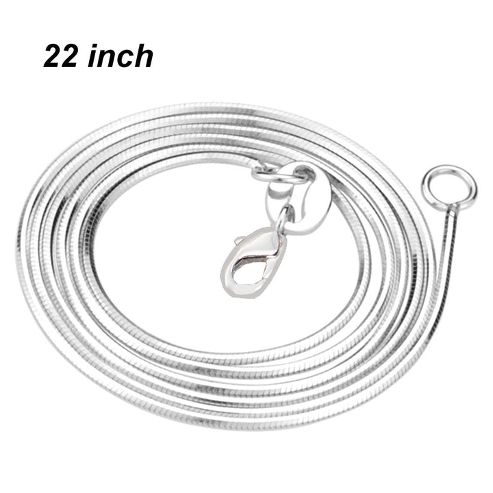 Fashion Women Silver Plated Multi-layer Snake Chain Necklace Party Jewelry Gift Image 1