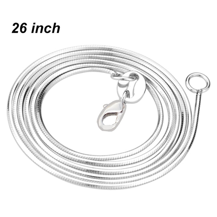 Fashion Women Silver Plated Multi-layer Snake Chain Necklace Party Jewelry Gift Image 10