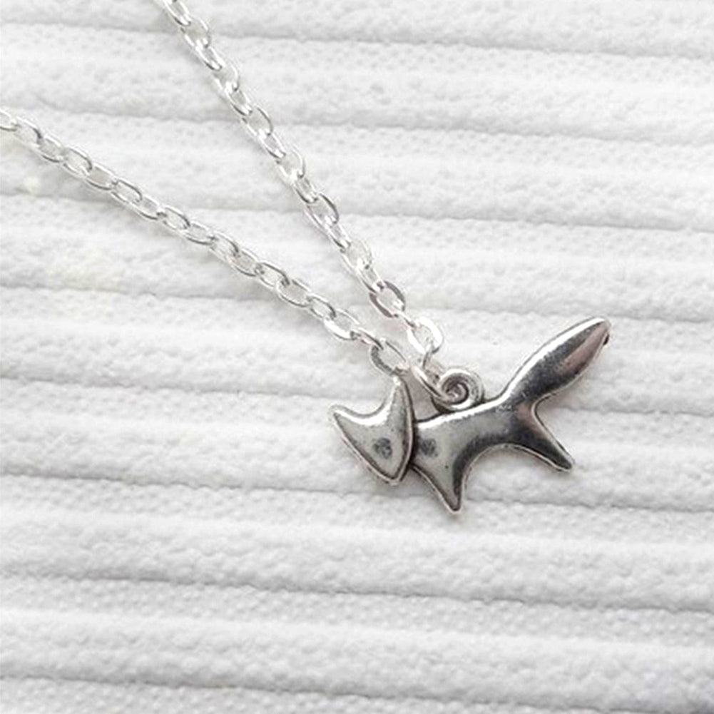 Fashion Women Running Fox Pendant Chain Necklace Party Jewelry Birthday Gift Image 3