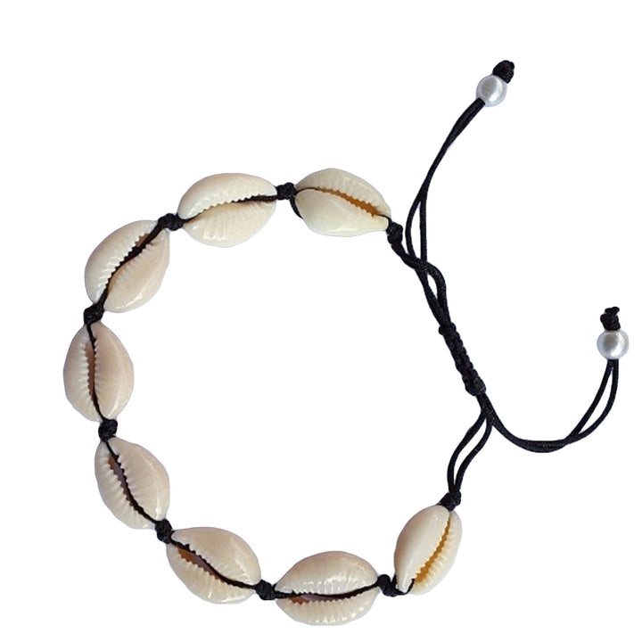 Fashion Women Cowrie Shell Faux Pearl Charm Necklace Anklets Ankle Bracelet Gift Image 6