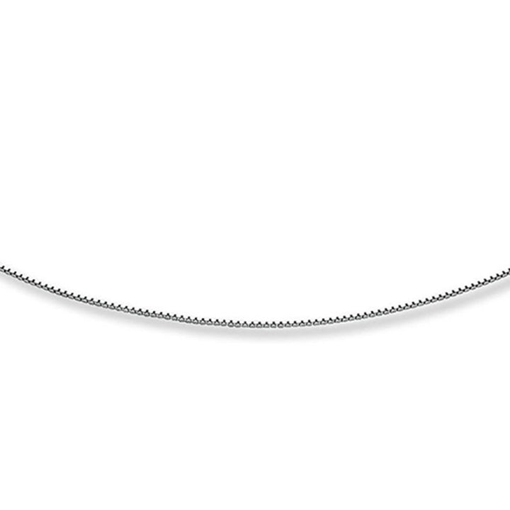 18/16 inch Fashion Box Snake Chain Silver Plated Necklace for DIY Jewelry Making Image 6