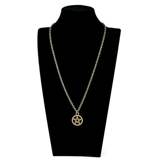 Women Men Round Hollow Star Pentagram Pendant Necklace Xmas Gift Cool Jewelry Image 3