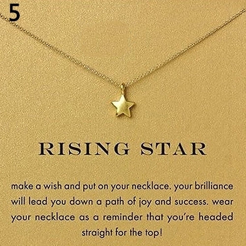 Women Fashion Love Heart Star Elephant Pendant Choker Charm Jewelry Necklace Image 7