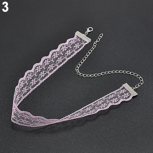 Women Gift Gothic Punk Retro Bohomian Lace Collar Choker Charm Necklace Jewelry Image 8