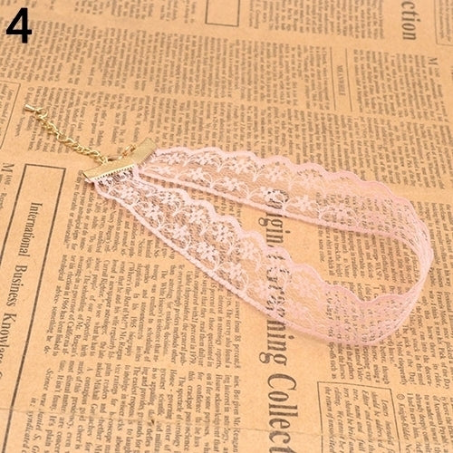 Punk Lace Hollow Women Choker Necklace Gothic Jewelry Bridal Boho Charm Image 6