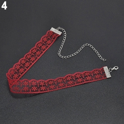 Women Gift Gothic Punk Retro Bohomian Lace Collar Choker Charm Necklace Jewelry Image 9