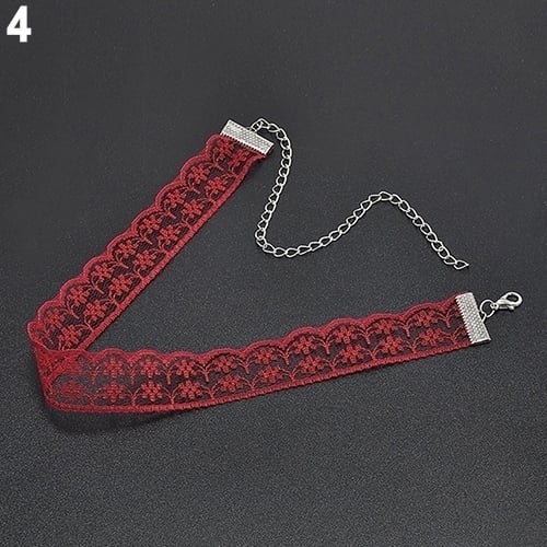 Women Gift Gothic Punk Retro Bohomian Lace Collar Choker Charm Necklace Jewelry Image 1