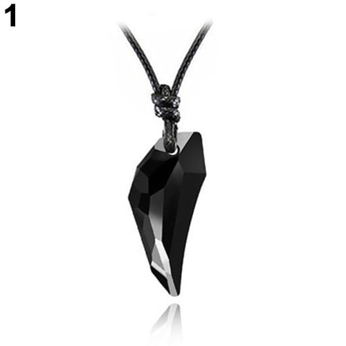 1Pc Men Woman Charm Wolf Tooth Pendant Cool Long Necklace Jwewlry Couples Gift Image 4