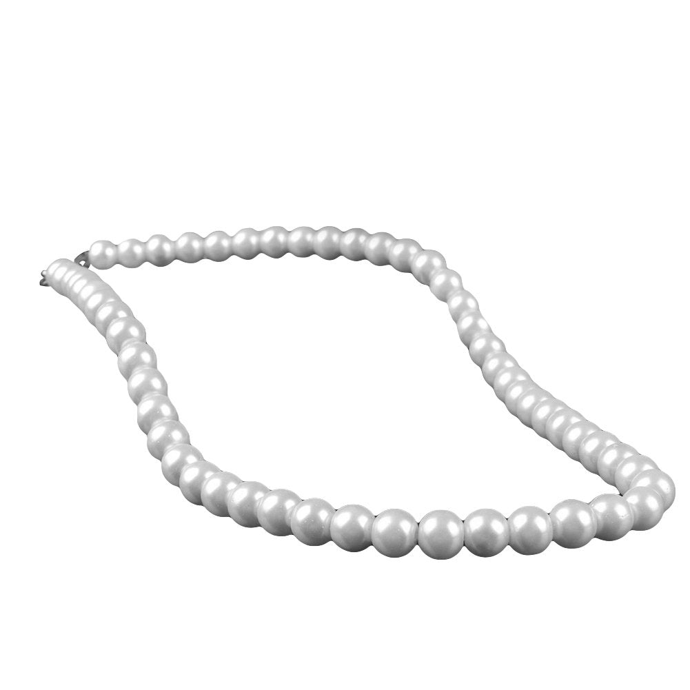 Fashion Simple Faux Pearl Beaded Necklace Women Party Jewelry Birthday Gift Image 3