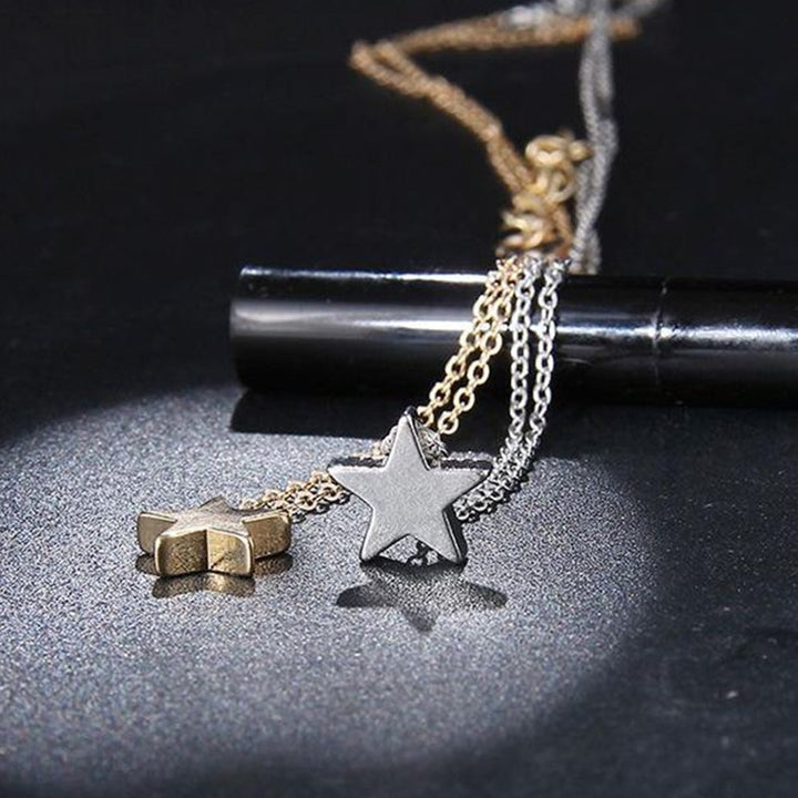 Fashion Women Star Charm Pendant Alloy Chain Necklace Wedding Party Jewelry Gift Image 6