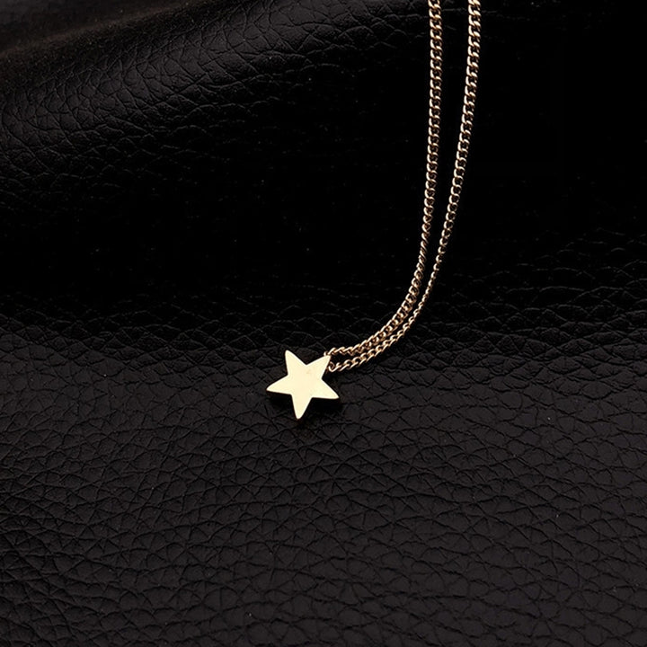 Fashion Women Star Charm Pendant Alloy Chain Necklace Wedding Party Jewelry Gift Image 9