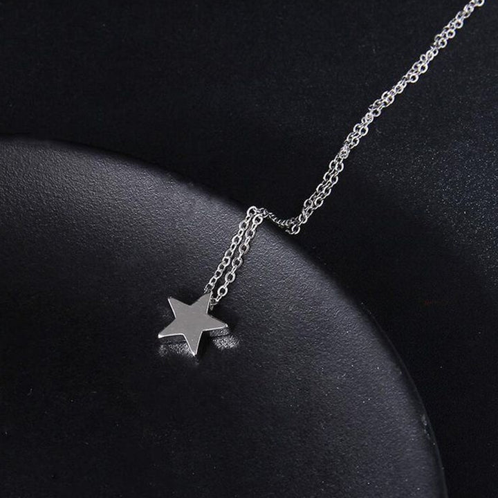 Fashion Women Star Charm Pendant Alloy Chain Necklace Wedding Party Jewelry Gift Image 10