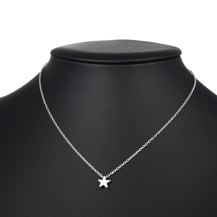 Fashion Women Star Charm Pendant Alloy Chain Necklace Wedding Party Jewelry Gift Image 12