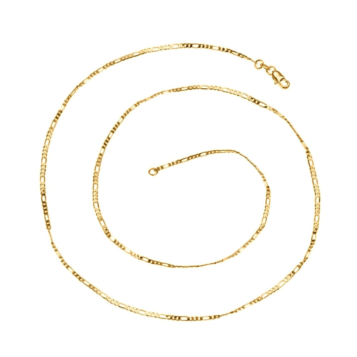 Fashion Unisex 2mm Wide Gold Plated Chain Necklace Jewelry Making DIY Accessory Image 9