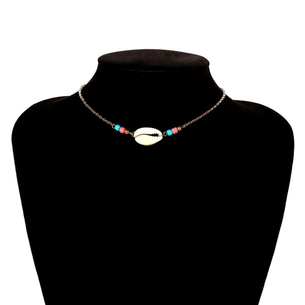 Bohemian Women Summer Beach Adjustable Beads Shell Choker Necklace Jewelry Image 6