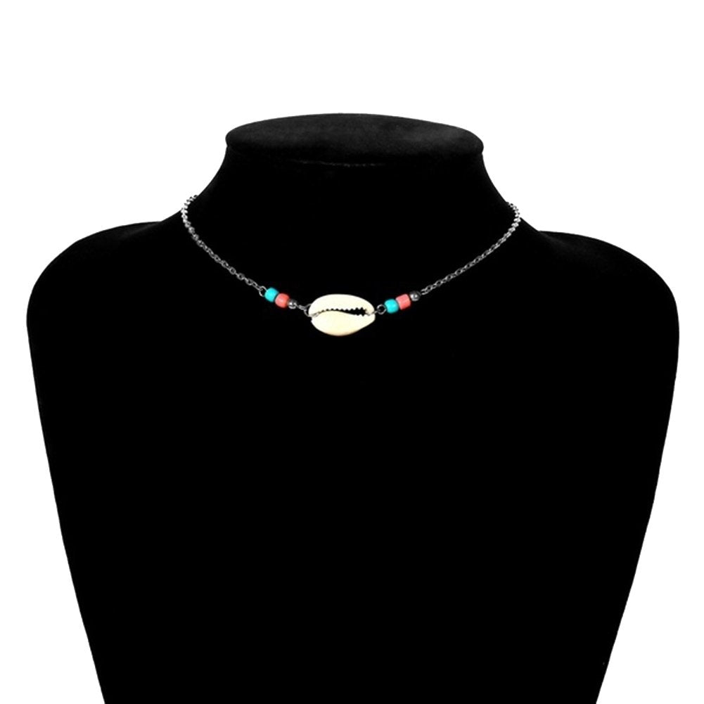 Bohemian Women Summer Beach Adjustable Beads Shell Choker Necklace Jewelry Image 7