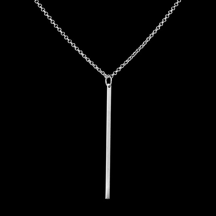 Fashion Women Bar Pendant Long Link Chain Necklace Jewelry Sweater Accessories Image 8