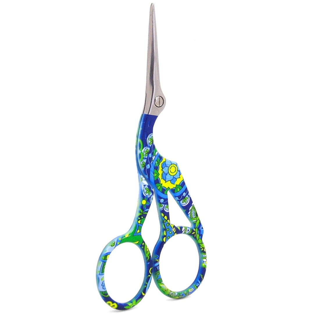 Arolly Embroidery Scissors 5.51-inch Small Sewing Scissors Retro Style Craft Scissors for Art Needle Work -Gradient Image 4