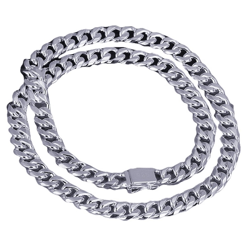 Fashion Men Wide Thick Stamp Chain Necklace Party Club Jewelry Christmas Gift Image 1