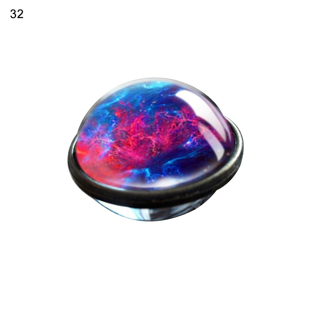 Stylish Glass Ball Galaxy Universe Starry Sky Planet Pendant Necklace Jewelry Image 4