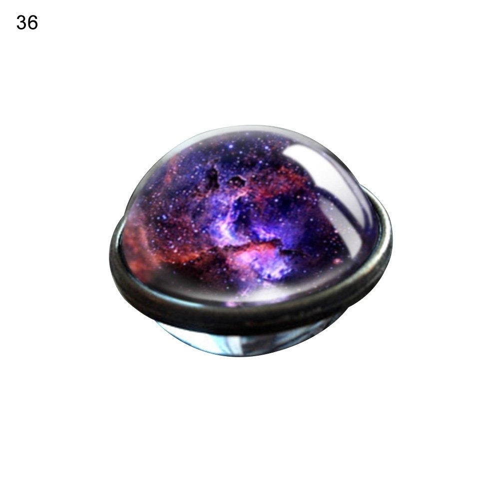 Stylish Glass Ball Galaxy Universe Starry Sky Planet Pendant Necklace Jewelry Image 8