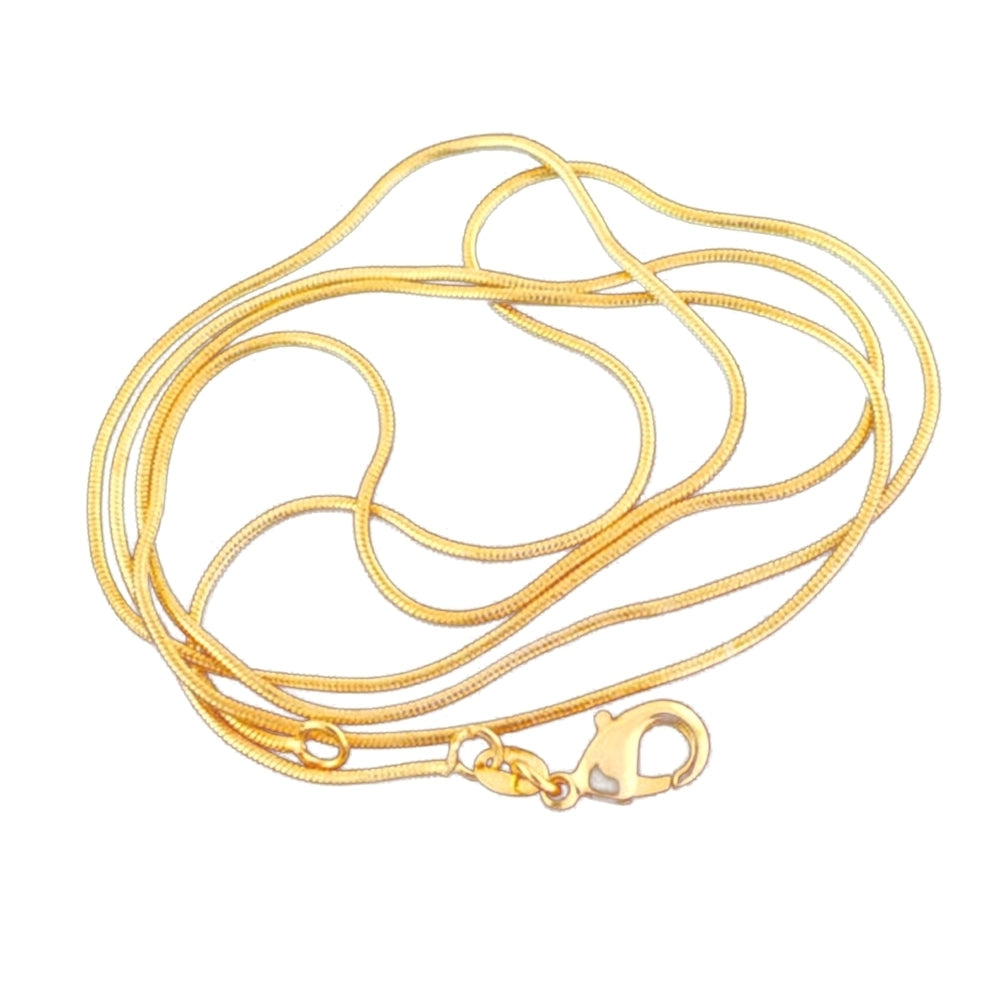 Fashion Men Women Gold Plated Long Snake Chain Necklace Party Club Jewelry Gift Image 6