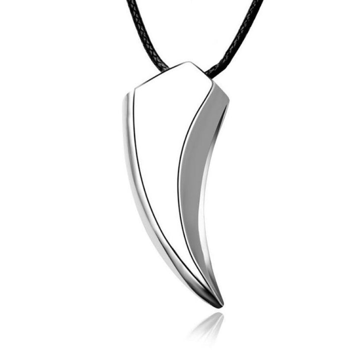 2Pcs Unisex Fashion Stainless Steel Moon Pendant Amulet Necklace Jewelry Gift Image 8