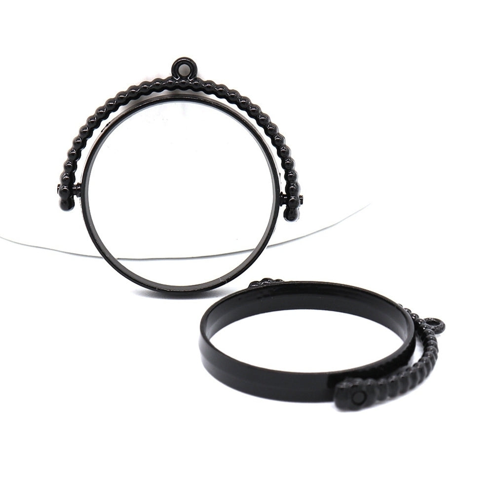 3Pcs 360 Degree Rotating Epoxy Round Model Alloy Frame DIY Jewelry Accessories Image 12