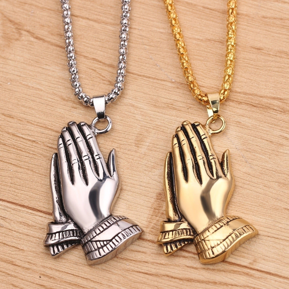 Men Fashionable Gashapon Figure Pendant Long Chain Necklace Jewelry Accessory Image 1