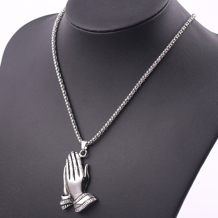 Men Fashionable Gashapon Figure Pendant Long Chain Necklace Jewelry Accessory Image 7