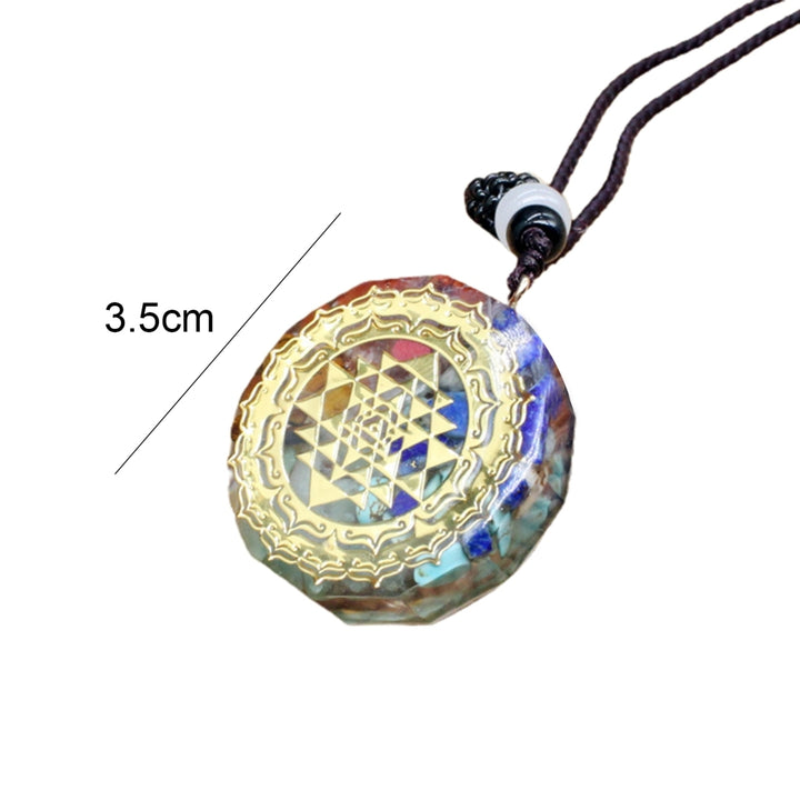 7 Chakra Energy Pendant Necklace Yoga Meditation Balancing Stone Jewelry Gift Image 4