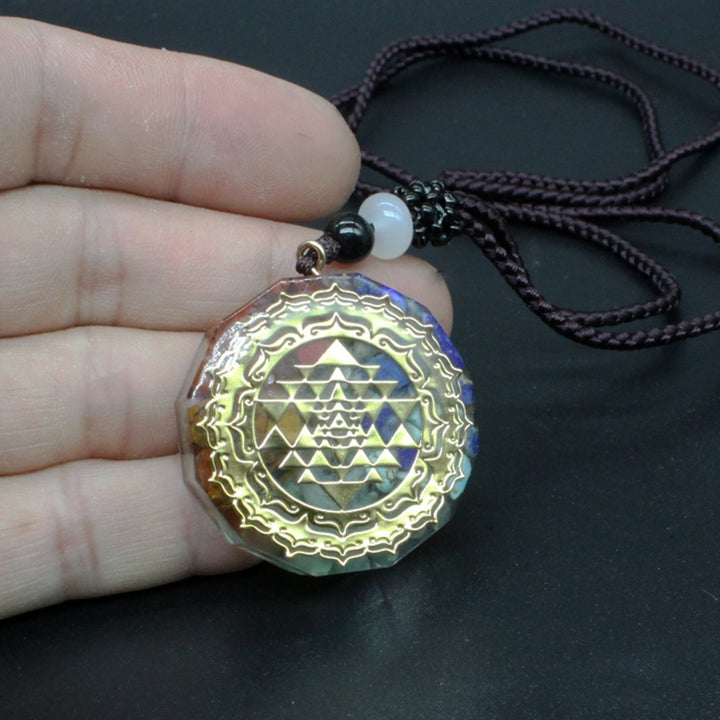 7 Chakra Energy Pendant Necklace Yoga Meditation Balancing Stone Jewelry Gift Image 7