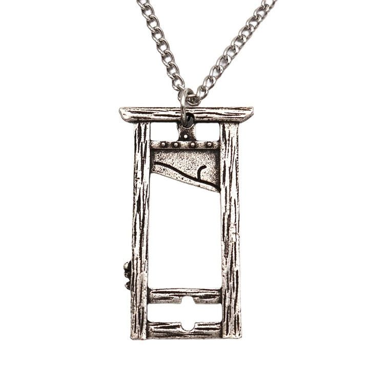 Guillotine Necklace Gothic Pnoto Frame Chain Jewelry Gift Pendant Accessory Image 6