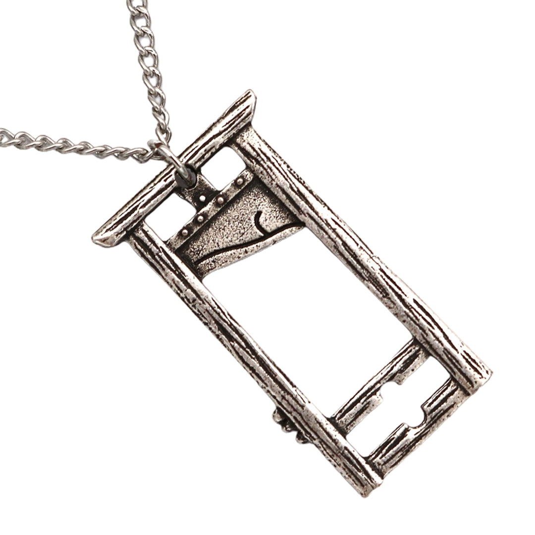 Guillotine Necklace Gothic Pnoto Frame Chain Jewelry Gift Pendant Accessory Image 7