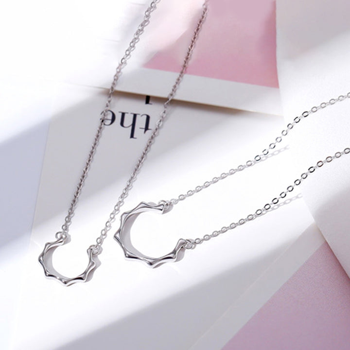 Fashion Charming Women Sun Sign Small Choker Chain Necklace Jewelry Accessory for Dating Image 1