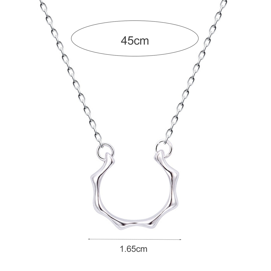 Fashion Charming Women Sun Sign Small Choker Chain Necklace Jewelry Accessory for Dating Image 4