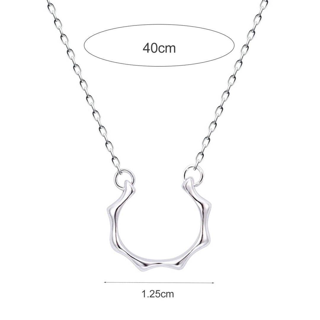 Fashion Charming Women Sun Sign Small Choker Chain Necklace Jewelry Accessory for Dating Image 6