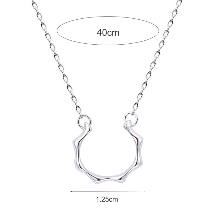 Fashion Charming Women Sun Sign Small Choker Chain Necklace Jewelry Accessory for Dating Image 6