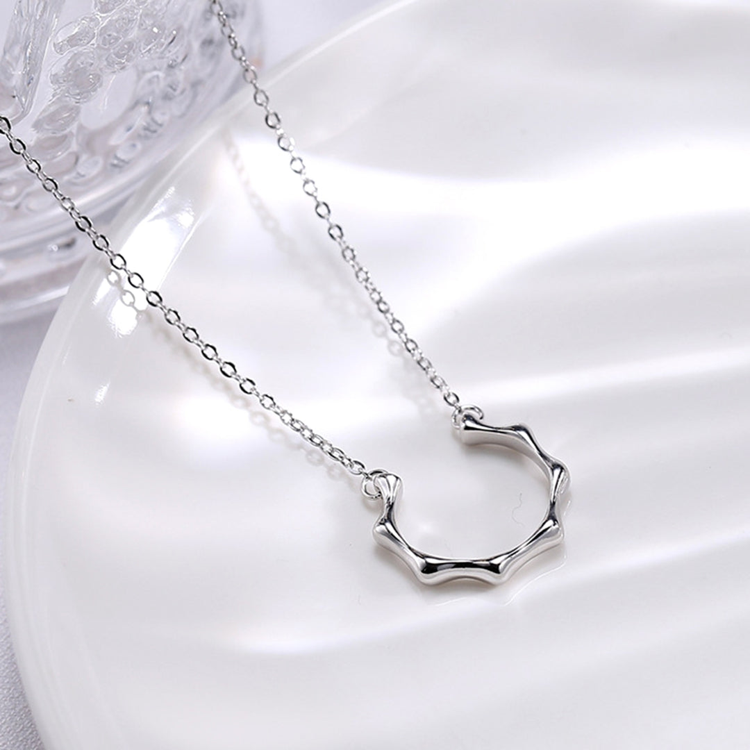 Fashion Charming Women Sun Sign Small Choker Chain Necklace Jewelry Accessory for Dating Image 7