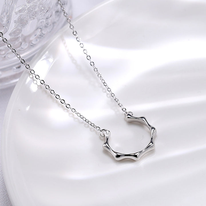 Fashion Charming Women Sun Sign Small Choker Chain Necklace Jewelry Accessory for Dating Image 7