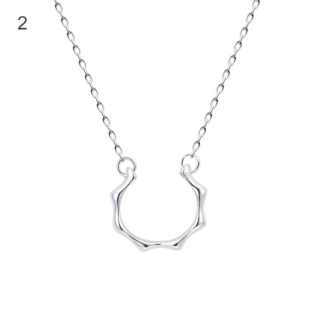 Fashion Charming Women Sun Sign Small Choker Chain Necklace Jewelry Accessory for Dating Image 11