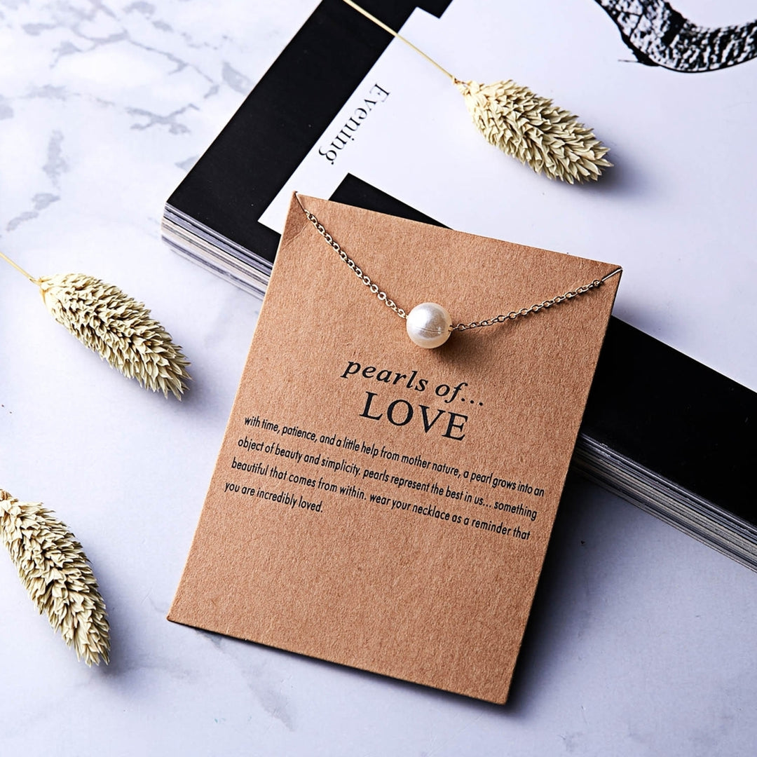 Women Pendant Alloy with Card Creative Mini Wing Shape Collarbone Chain Small Gift Image 9