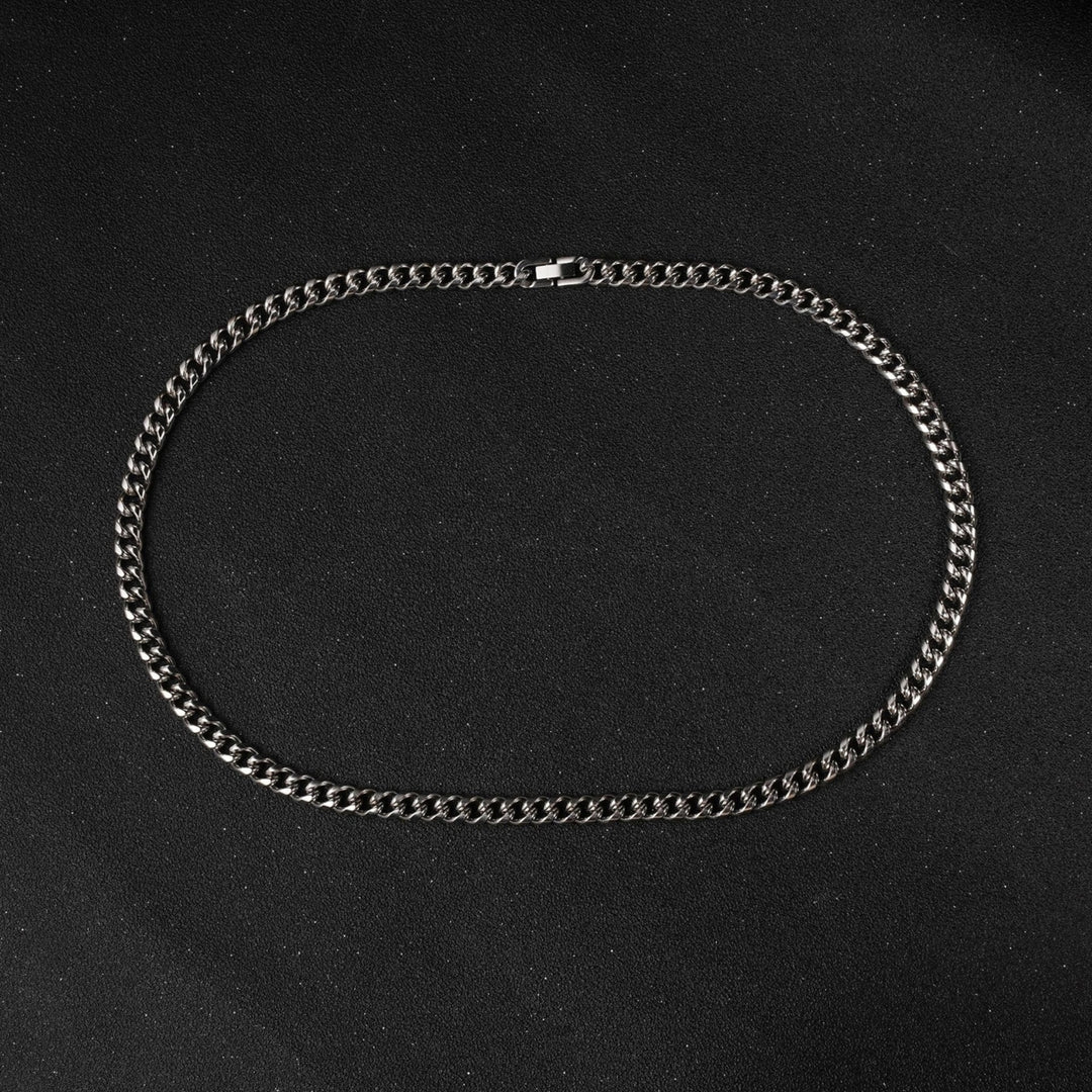 Chain Thick Long Necklace Titanium Steel Punk Wide Chain Necklace Jewelry Accessory Image 2