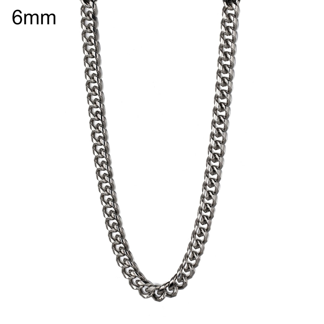 Chain Thick Long Necklace Titanium Steel Punk Wide Chain Necklace Jewelry Accessory Image 6