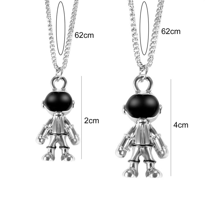 Fashion Jewelry Necklace All-match Unisex Spaceman Women Necklace for Party Image 4