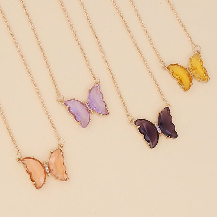 Women Necklace Creative All-match Women Jewelry Butterfly Pendant Clavicle Necklace for Party Image 11