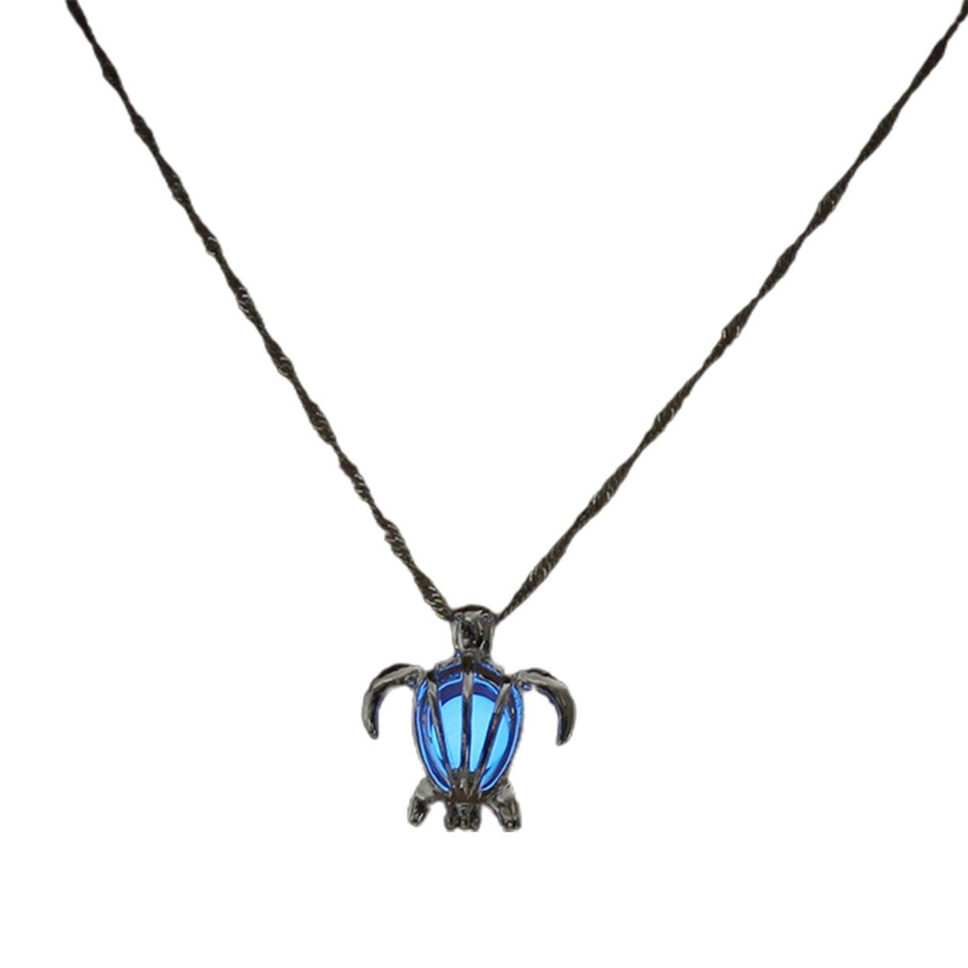 Women Necklace Glowing Turtle Shape Ladies Delicate Bright Luster Necklace Jewelry Gifts Image 1