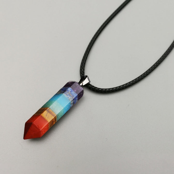 Unisex Necklace Multicolor Faux Stone Pendant Jewelry Long Lasting Fashion Appearance Pendant Necklace Jewelry Gifts Image 6